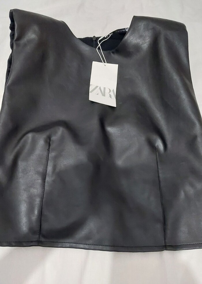 Zara deri bluz - Görsel 3