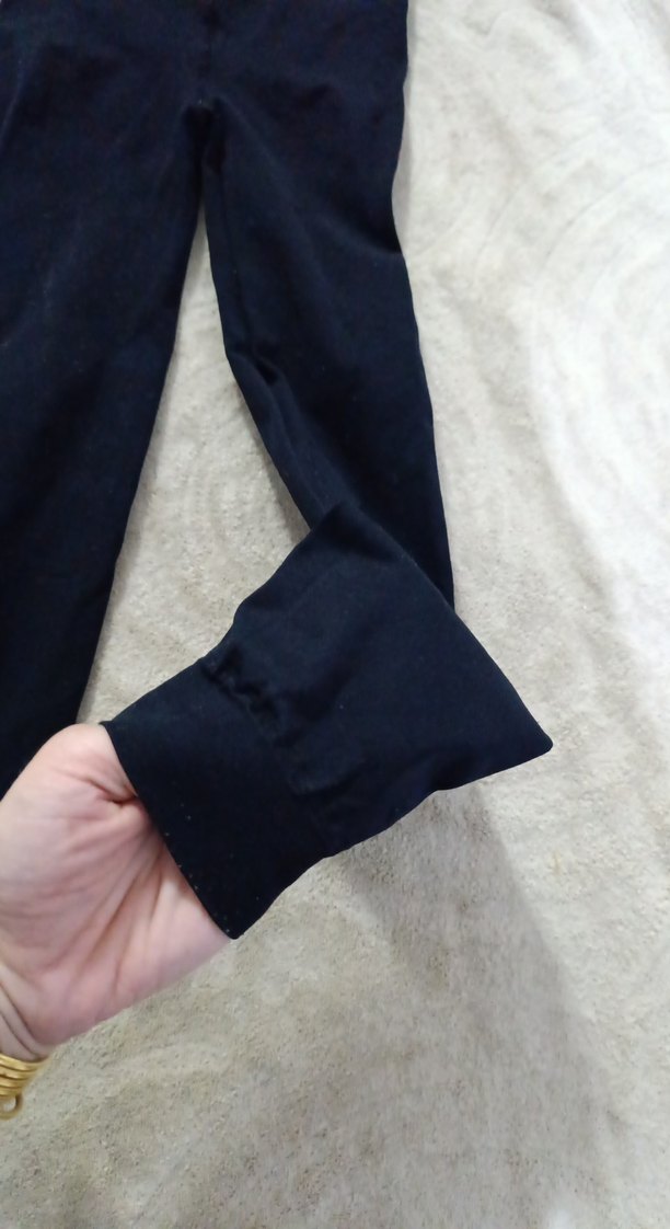 Siyah Kadın Rahat Kesim Tayt - Görsel 2