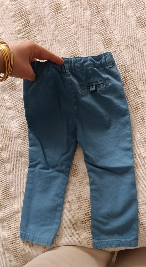 Erkek Çocuk Mavi Denim Pantolon - Görsel 4