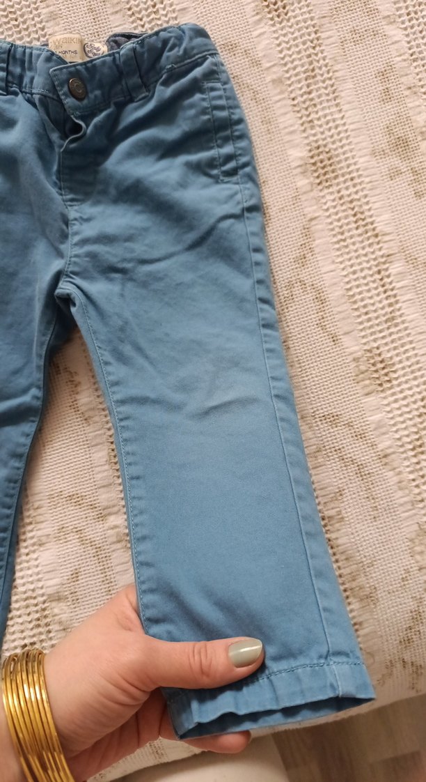 Erkek Çocuk Mavi Denim Pantolon - Görsel 2