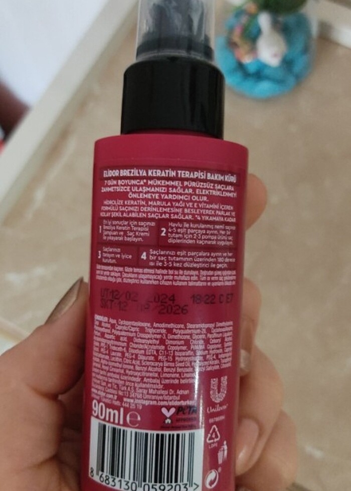 Elidor ısı ile aktiflesen keratin bakım kürü  - Görsel 2