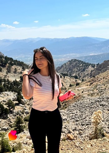 Pembe Bağlamalı Desenli Kısa Kollu Crop Top