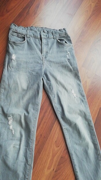 LC Waikiki Gri 12 13 yaş kot
