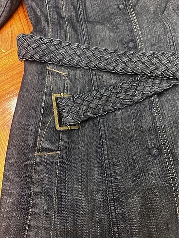 m Beden Mango denim ceket .