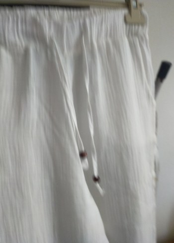 Erkek Beyaz Bohem Düğmeli Pijama Takımı - Görsel 7