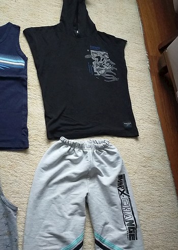 Baskılı Gri Erkek Çocuk Atlet - Görsel 10