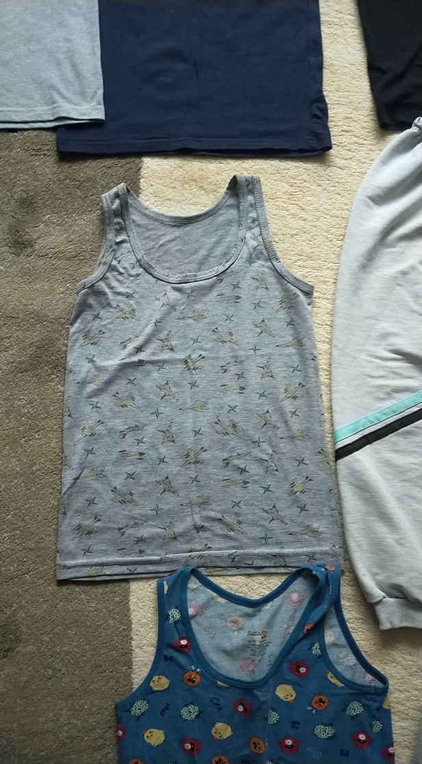 Baskılı Gri Erkek Çocuk Atlet - Görsel 3