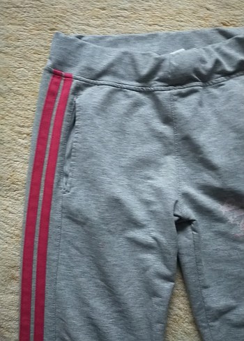 Kız Çocuk Gri Rahat Eşofman Takımı - Görsel 4