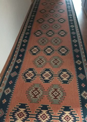 Çok Renkli Desenli Geleneksel Halı yolluk - Görsel 3