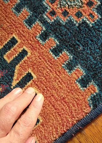 Çok Renkli Desenli Geleneksel Halı yolluk - Görsel 6