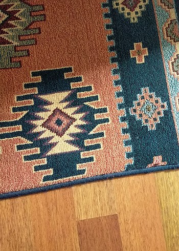 Çok Renkli Desenli Geleneksel Halı yolluk - Görsel 4