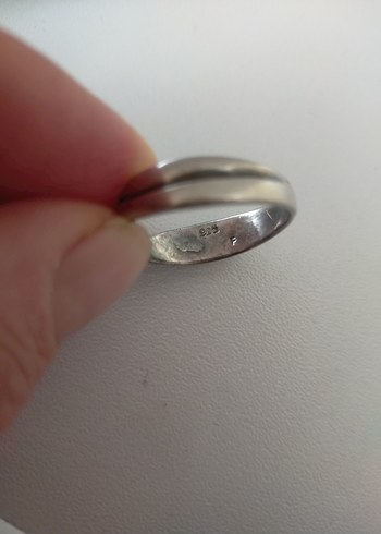 kadın tek taş gümüş yüzük - Görsel 3