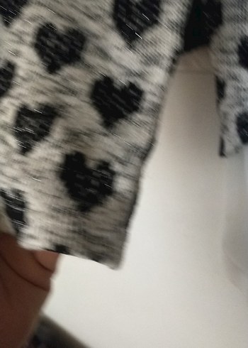 Gri Düğmeli Uzun Kollu Triko Hırka - Görsel 9