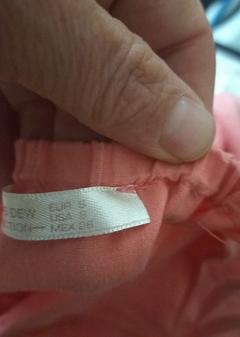 Pembe Keten Bohem askılı Uzun Elbise - Görsel 12