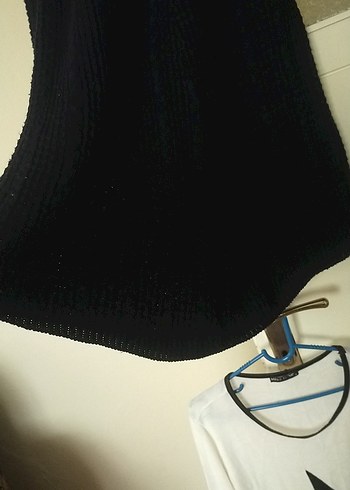 Gri Uzun Kollu Triko Kadın Kazak - Görsel 11