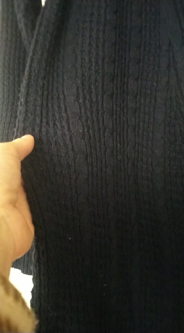 Gri Uzun Kollu Triko Kadın Kazak - Görsel 4