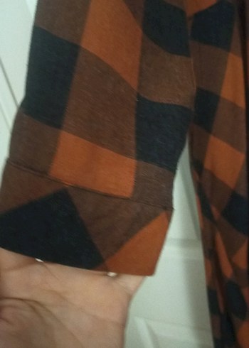 Diğer Drapeli Uzun Kahverengi Ekose Elbise