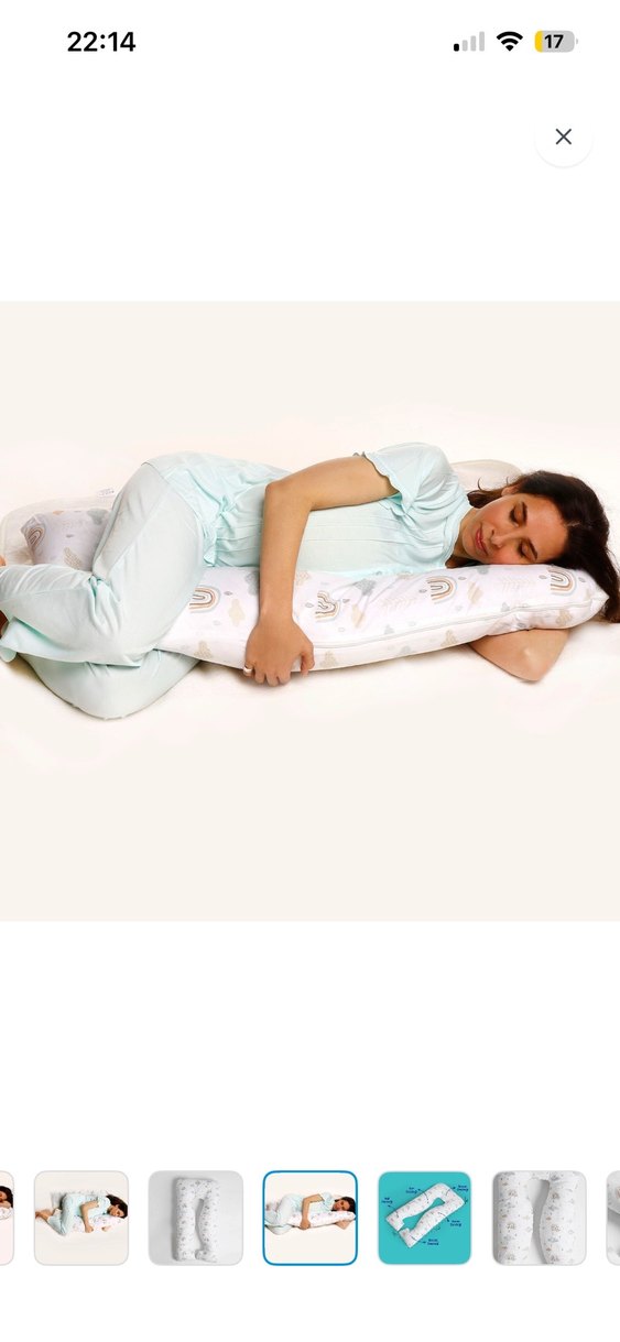 Gri Desenli Hamile ve Emzirme Yastığı - Görsel 2