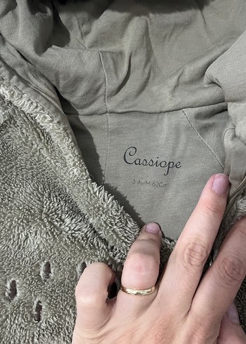 Gri Erkek Bebek Peluş Tulum - Görsel 3