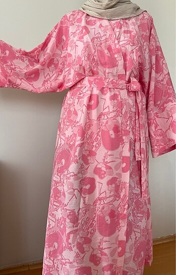 40 Beden pembe Renk Efil efil kimono