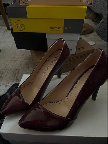40 Beden bordo Renk Bordo stiletto