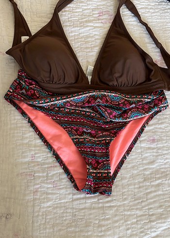Kahverengi Bikini Takımı