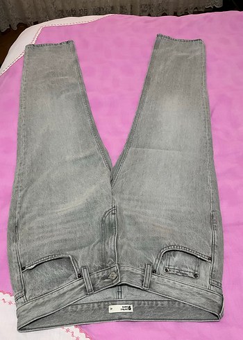 Düğmeli Siyah Dar Kesim Kadın Kot Pantolon - Görsel 17