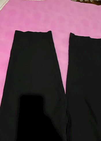 Düğmeli, Normal Boy kadın pantalonlarıSiyah - Görsel 17