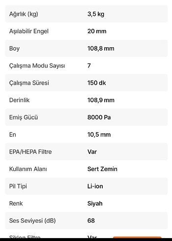 Fakir Robot Süpürge Robert RS 800 - Görsel 6