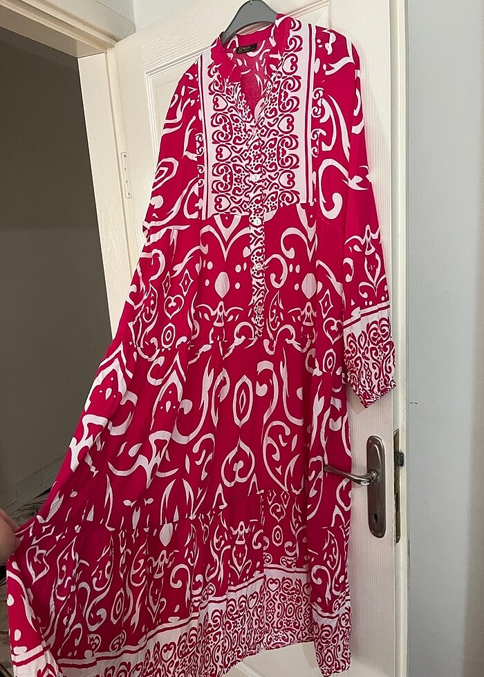 Günlük uzun elbise - Görsel 4