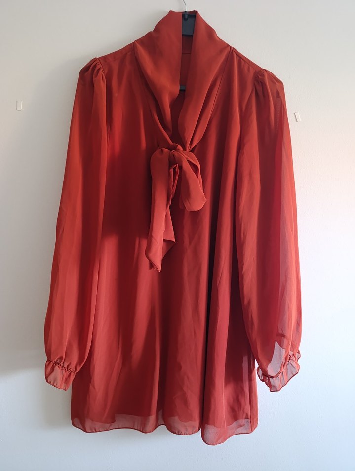 Klasik Zarif Midi Elbise - Görsel 2