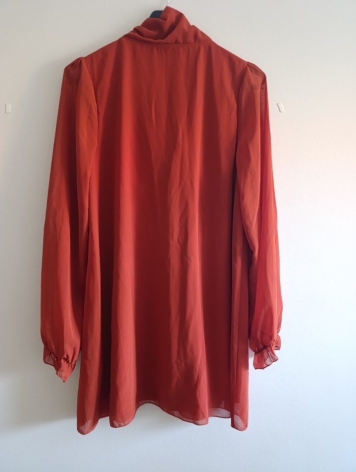 Klasik Zarif Midi Elbise - Görsel 4