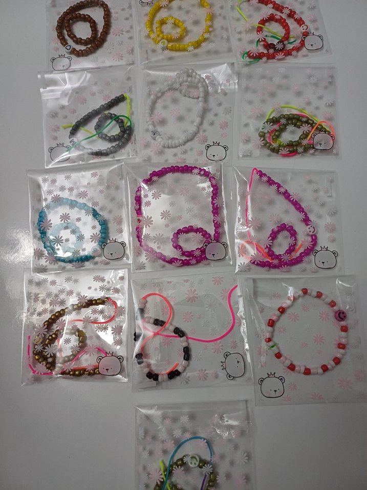 Renkli Nakışlı Boncuklu Kadın Bileklikleri - Görsel 5