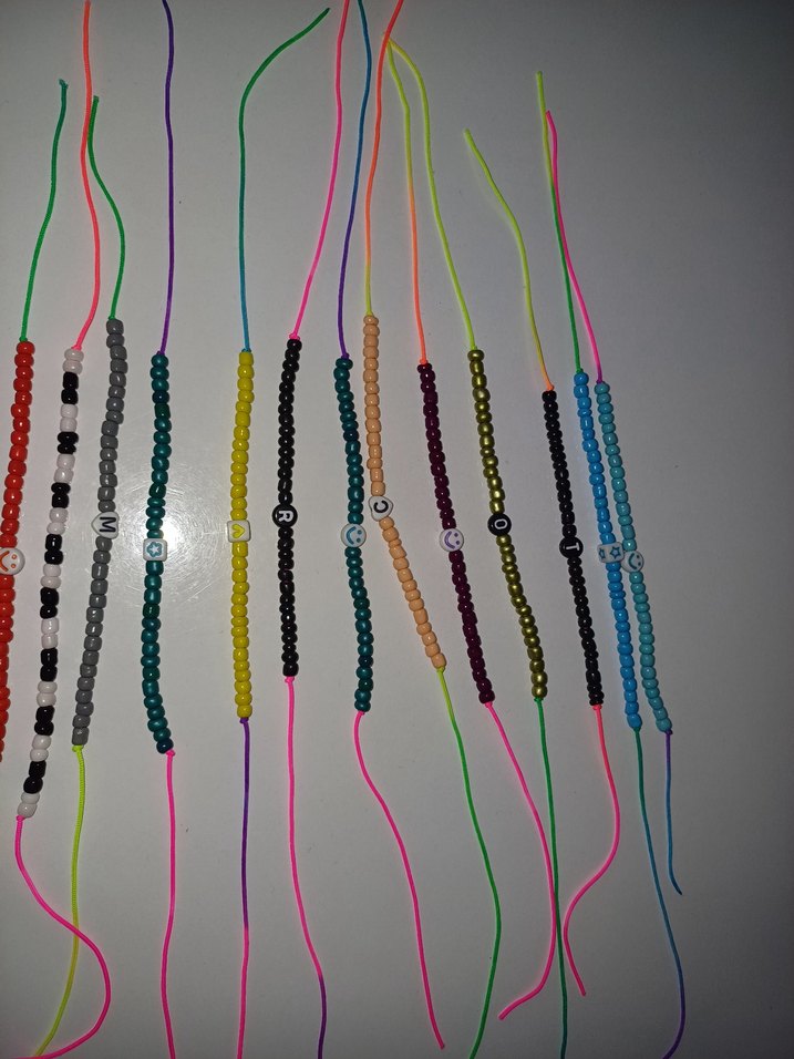 Renkli Nakışlı Boncuklu Kadın Bileklikleri - Görsel 2