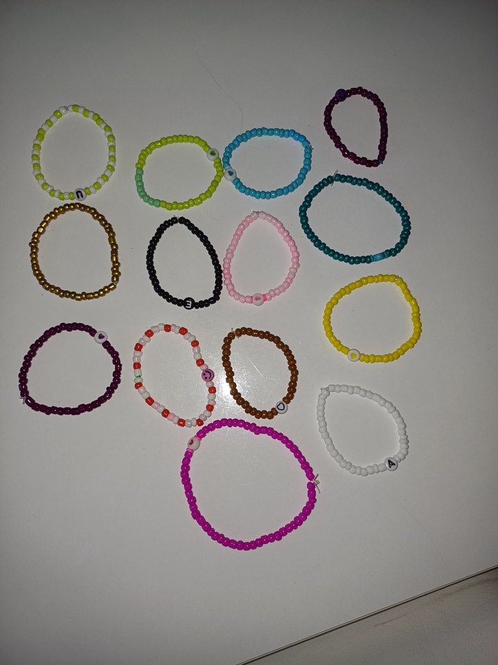 Renkli Nakışlı Boncuklu Kadın Bileklikleri - Görsel 4