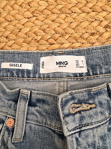 34 Beden Mango Kot Jean