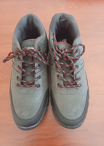 Gri Bağcıklı Erkek Outdoor Ayakkabı - Görsel 4