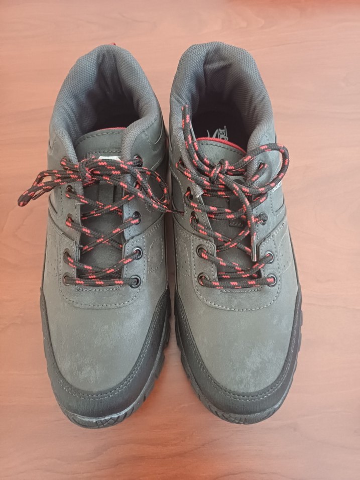 Gri Bağcıklı Erkek Outdoor Ayakkabı - Görsel 4