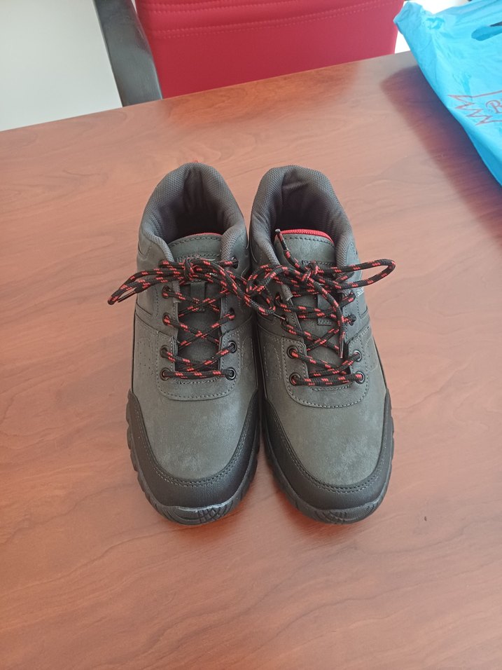 Gri Bağcıklı Erkek Outdoor Ayakkabı - Görsel 2