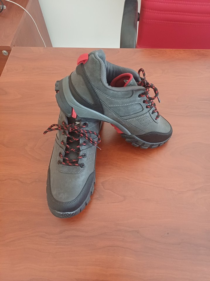 Gri Bağcıklı Erkek Outdoor Ayakkabı - Görsel 3