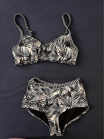 Penti yüksek bel toparlayıcı bikini