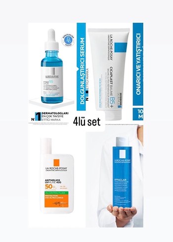 La Roche Posay Erkek Cilt Bakım 4'lü Set