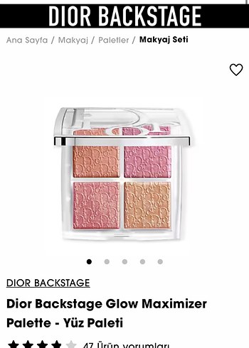 Dior Backstage Glow Maximizer Palette - Yüz Paleti - Görsel 3
