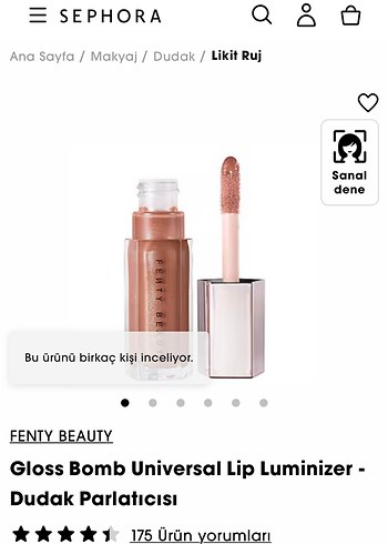 Fenty Beauty gloss bomb Dudak Parlatıcısı 01 - Görsel 3
