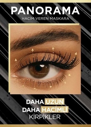 Loreal paris Panaroma Hacim veren Dev Maskara - Görsel 3