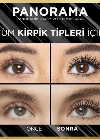 Loreal paris Panaroma Hacim veren Dev Maskara - Görsel 2
