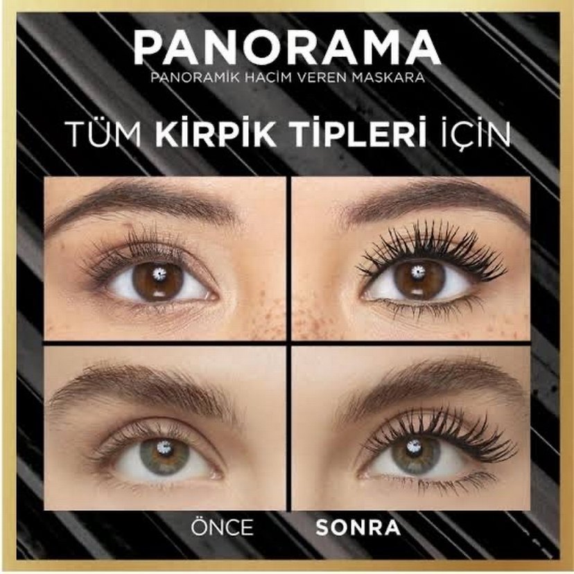 Loreal paris Panaroma Hacim veren Dev Maskara - Görsel 2