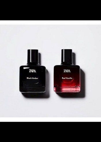 Zara Kadın Parfüm Seti - Black Amber ve Red Vanilla