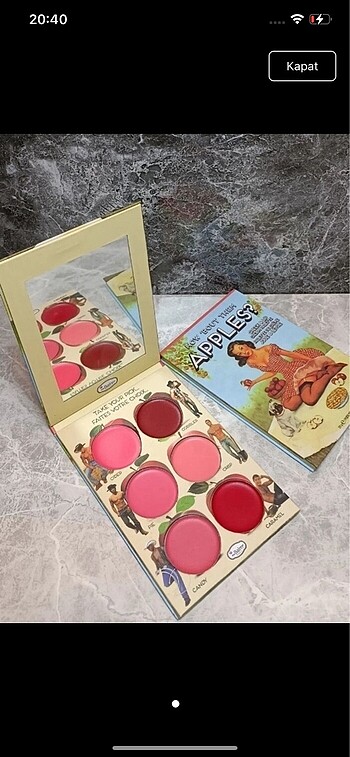 The Balm The balm apples lip ruj seti
