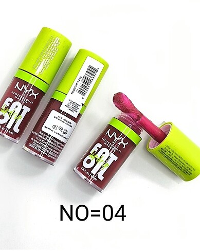 Nyx fat oil renkli dudak yağı